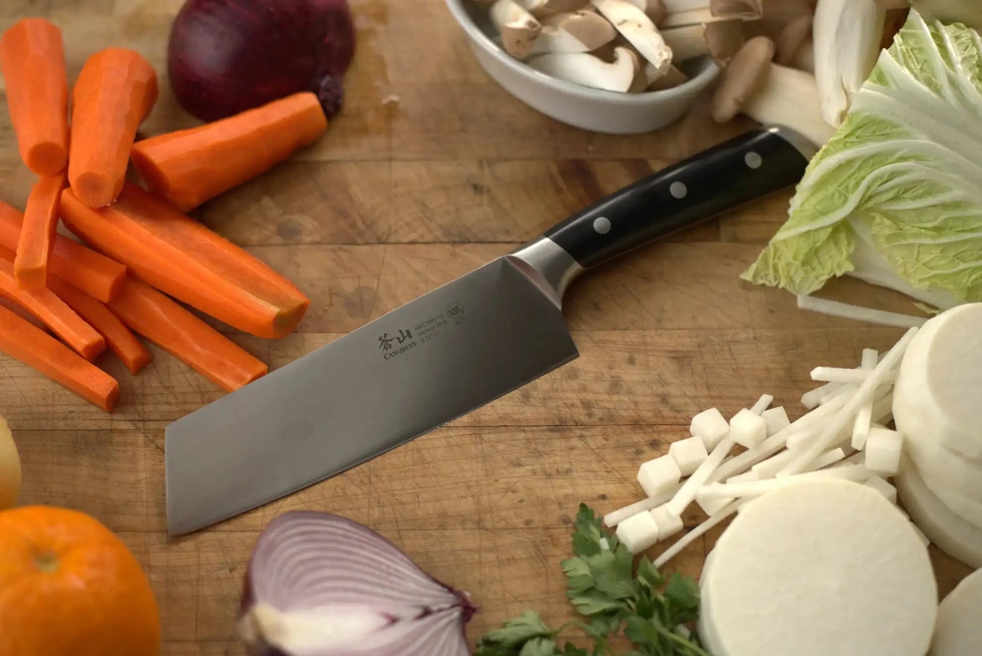 Cangshan S Series Black 7-piece BBQ Knife Set, Unboxed 12047817