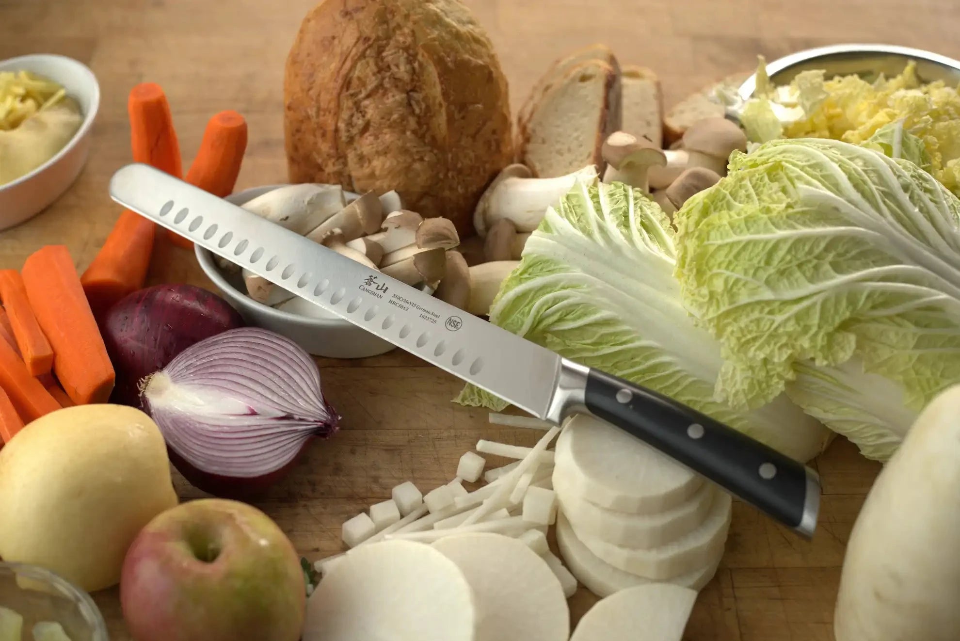 Cangshan S Series Black 7-piece BBQ Knife Set, Unboxed 12047817