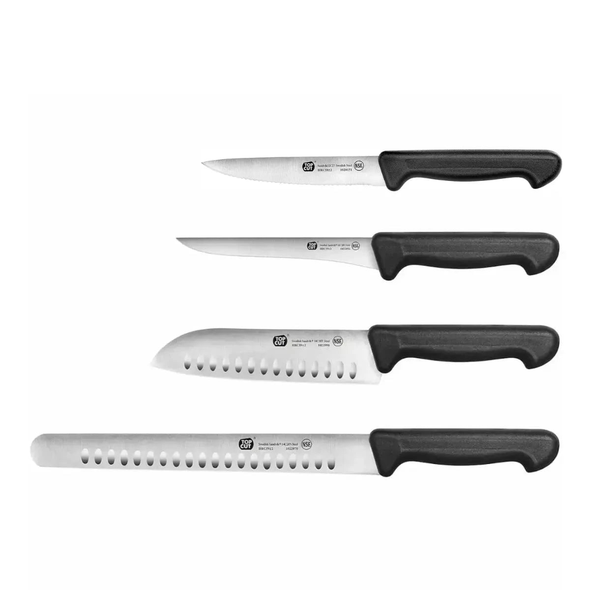 Cangshan Top Cut P2 Series Knife Kit – 4-Piece Professional Chef Set Kitchen Knives topcutset