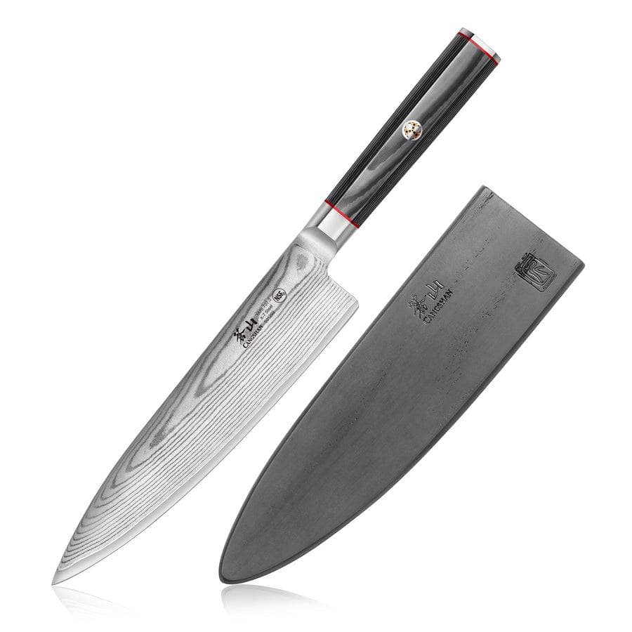 Cangshan Yari 8-inch Chef's Knife with Sheath Kitchen Knives 12047199