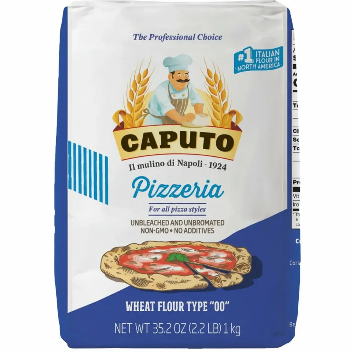 Caputo 00 Pizzeria Flour, 2.2lbs Flour 12048737