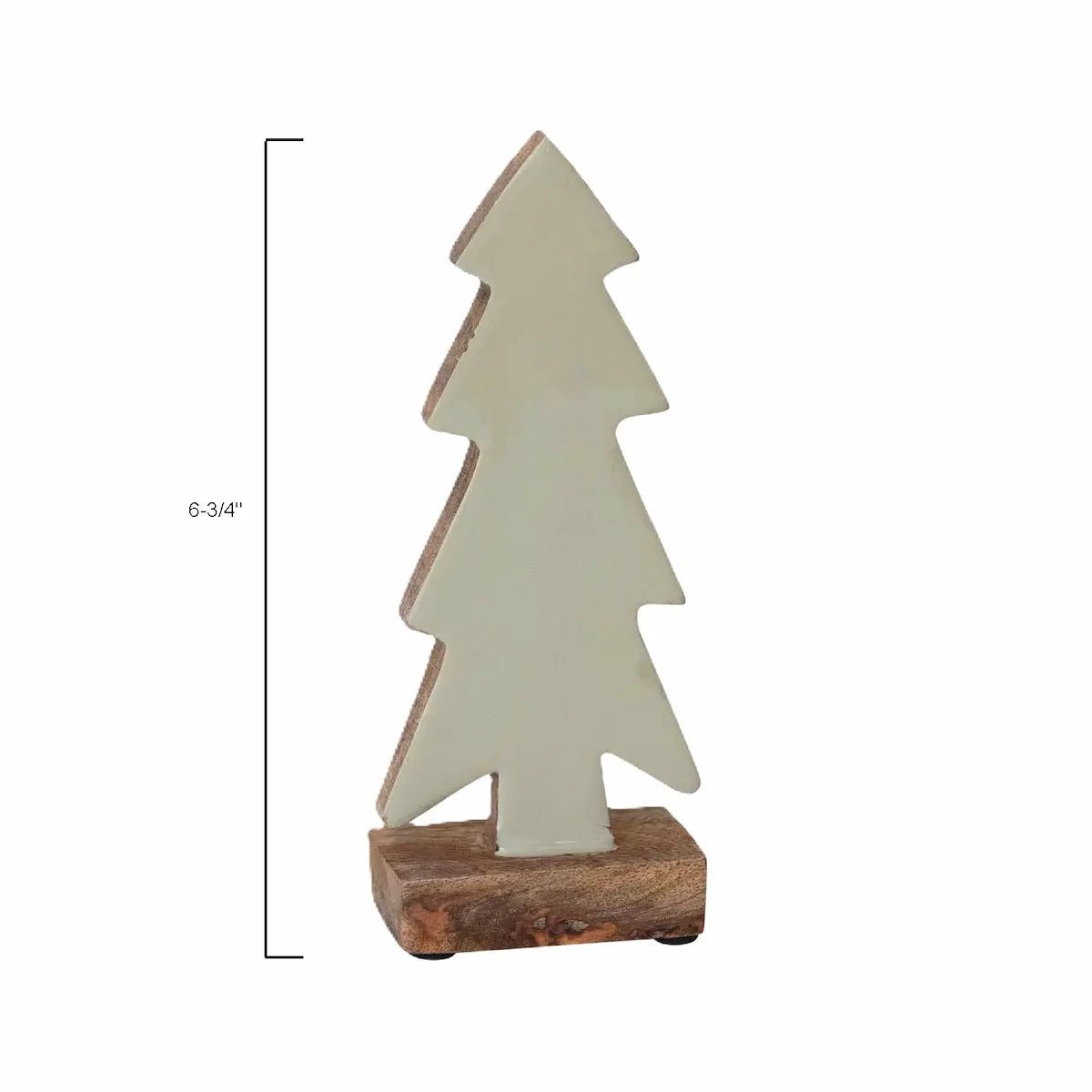 Carved Enameled Mango Wood Trees Seasonal & Holiday Decor