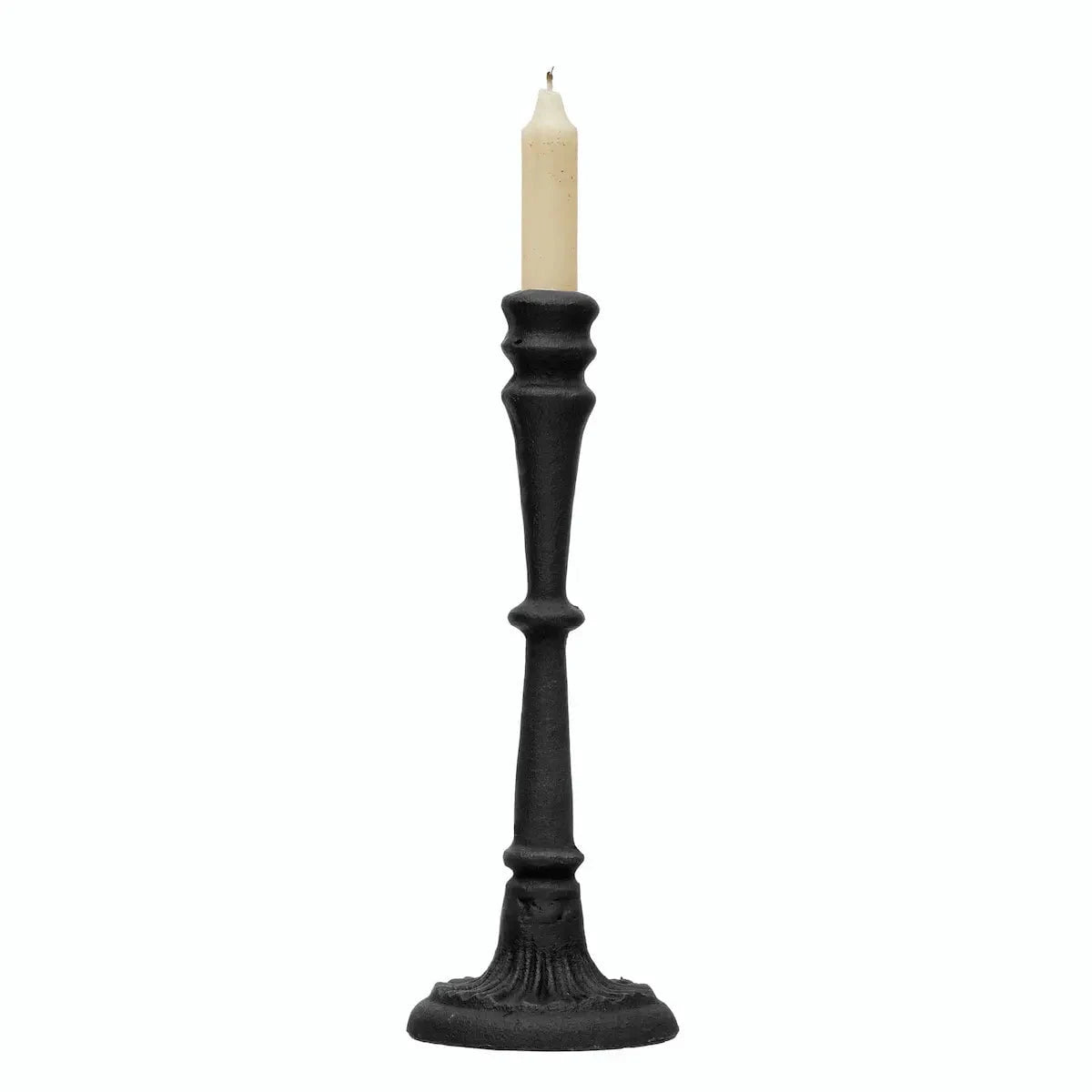 Cast Iron Black Taper Candle Holder Large Candle Holders 12039645