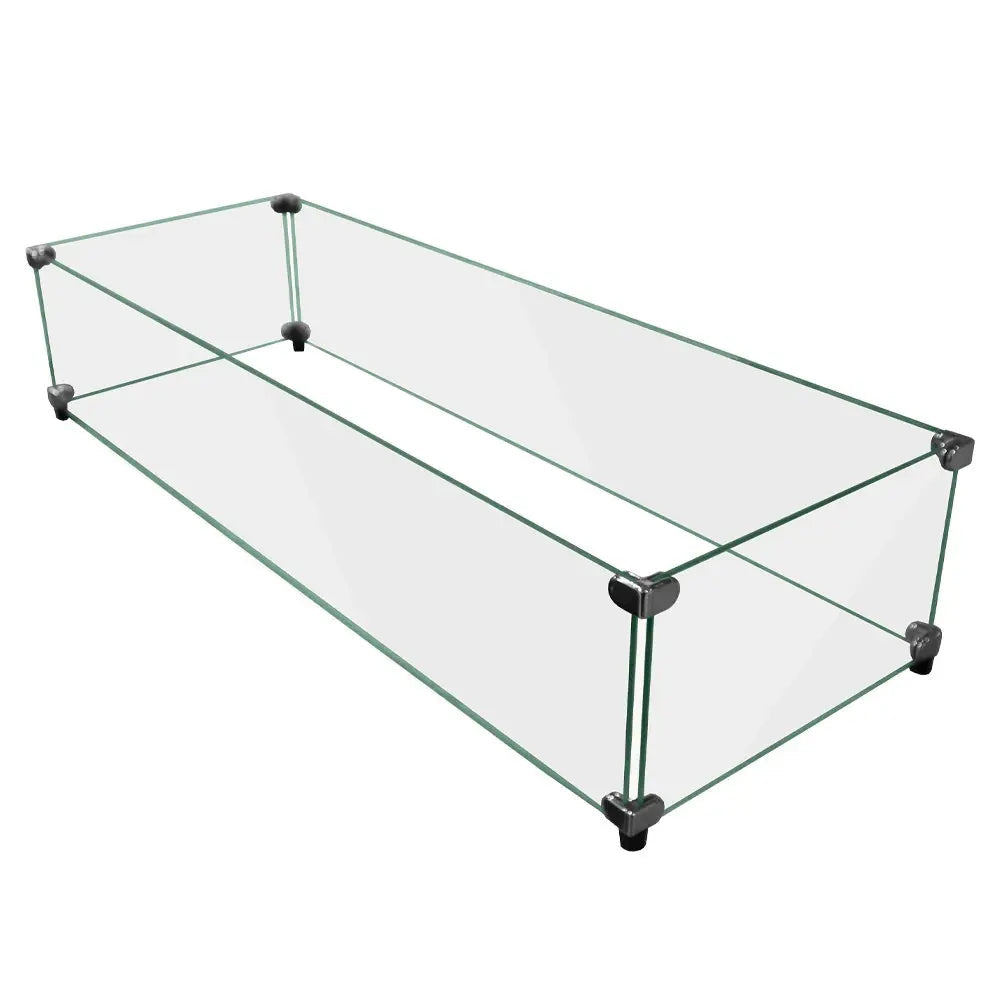 Castelle Fire Pit Glass Guards Fireplace & Wood Stove Accessories