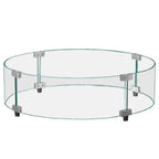 Castelle Fire Pit Glass Guards Fireplace & Wood Stove Accessories