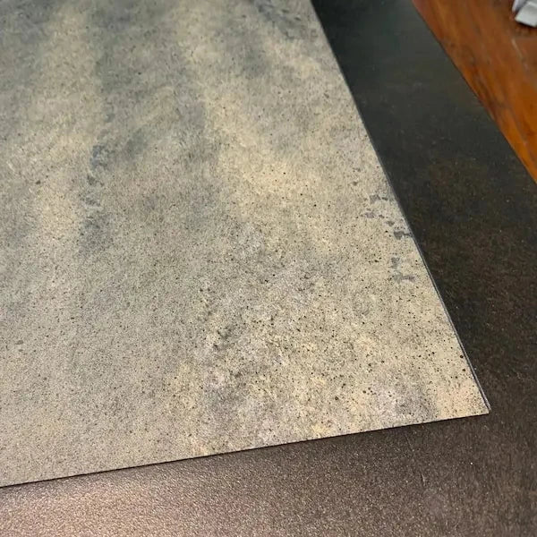 Castelle Oxford Rectangular Dining Table with Polaris Aluminum Slate Top and Antique Dark Rum Frame 12038622