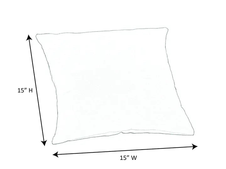 Casual Cushion 15 inch Throw Pillow in Fortune Birch 12025686