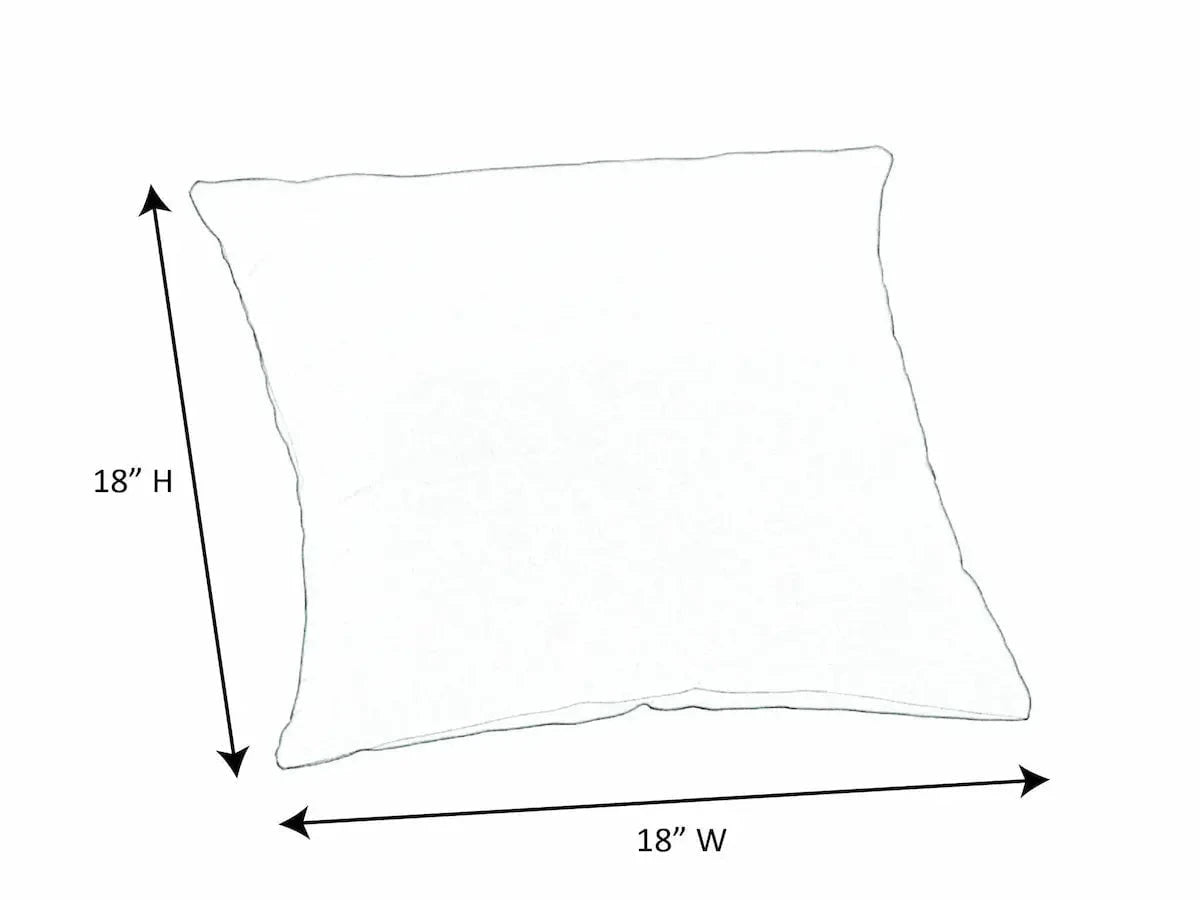 Casual Cushion 15 inch Throw Pillow in Tailored Lagoon Throw Pillows 12031055