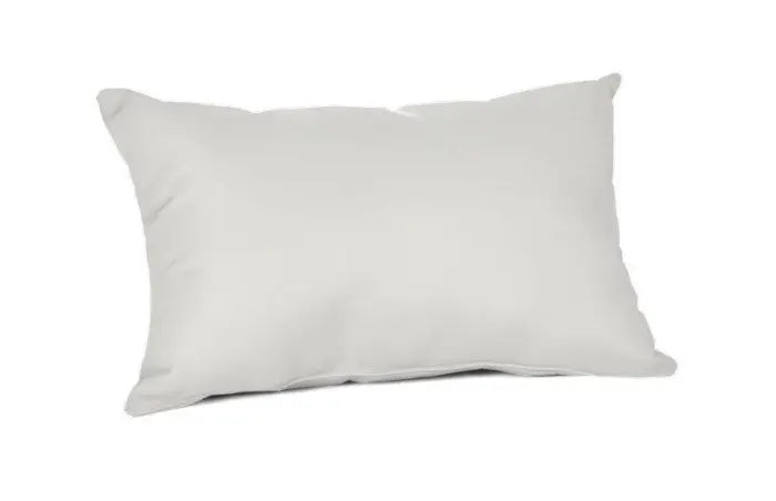 Casual Cushion 19 inch x 12 inch Throw Pillow in Canvas White Throw Pillows 12028631