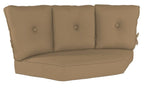Casual Cushion Estate Series Deep Seating 3 Back Corner Sectional Cushion in Canvas Cocoa Chair & Sofa Cushions 12025722