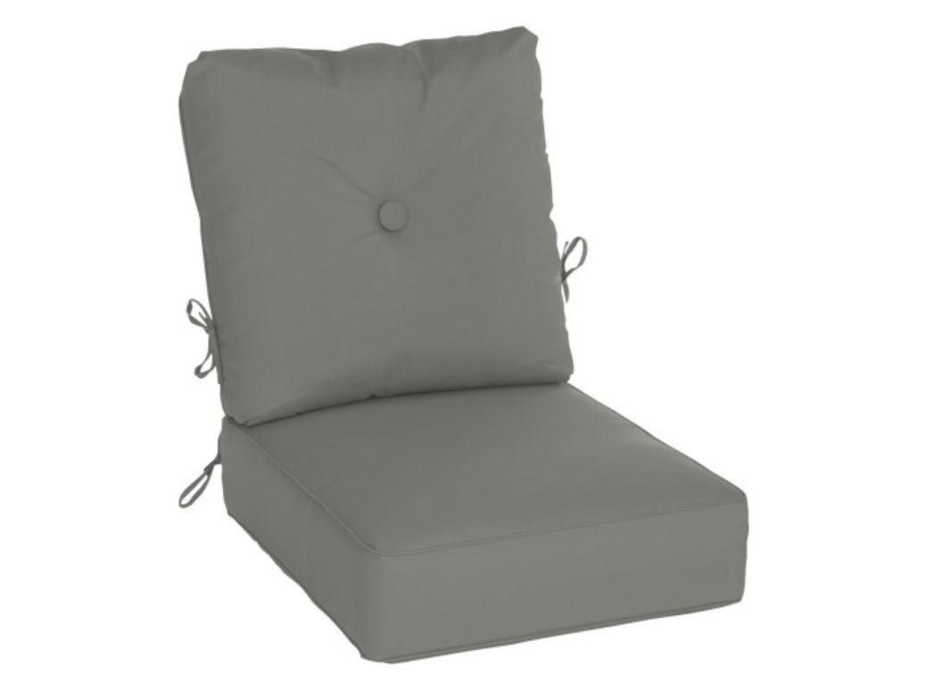Casual Cushion Estate Series Deep Seating Club Cushion in Canvas Charcoal Chair & Sofa Cushions 12027659