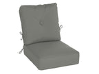 Casual Cushion Estate Series Deep Seating Club Cushion in Canvas Charcoal Chair & Sofa Cushions 12027659