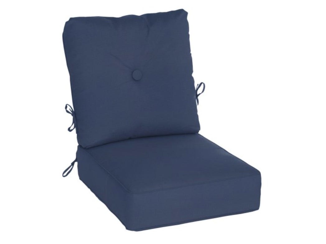 Casual Cushion Estate Series Deep Seating Club Cushion in Canvas Navy Chair & Sofa Cushions 12041129