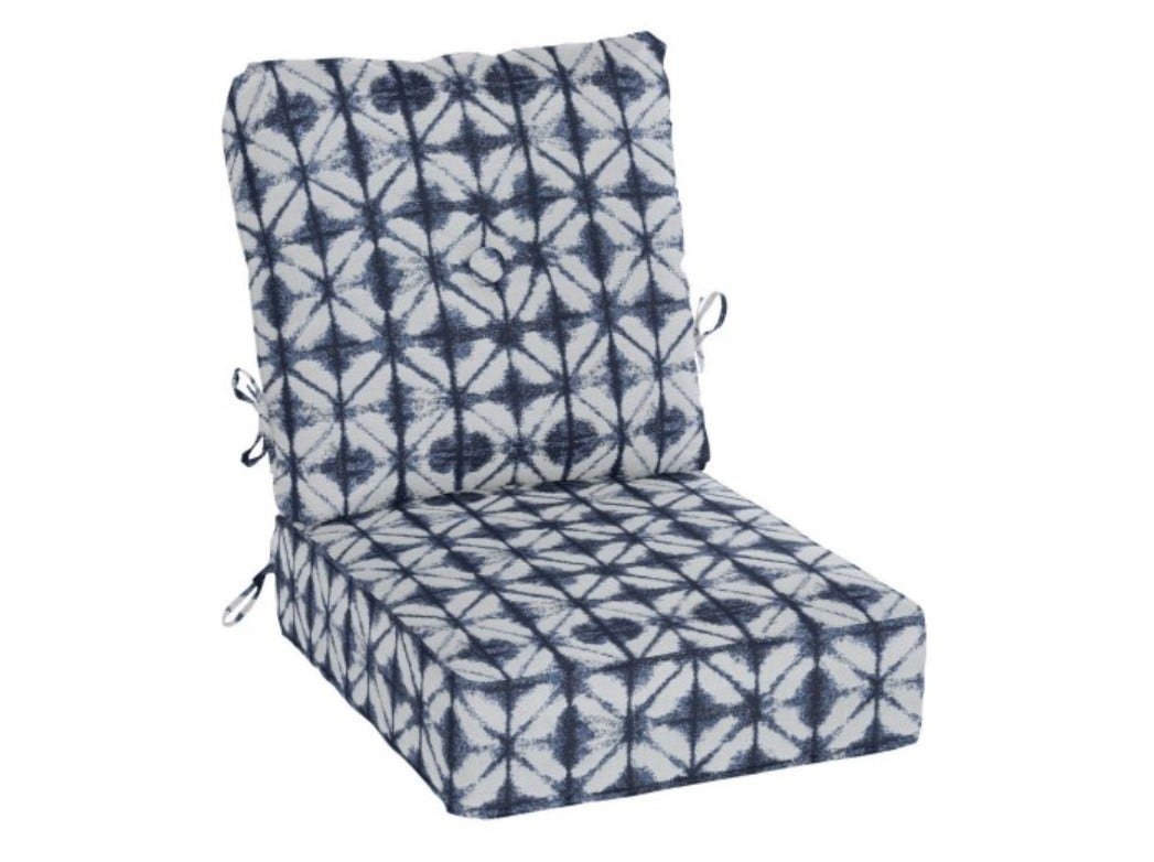 Casual Cushion Estate Series Deep Seating Club Cushion in Midori Indigo Chair & Sofa Cushions 12041128