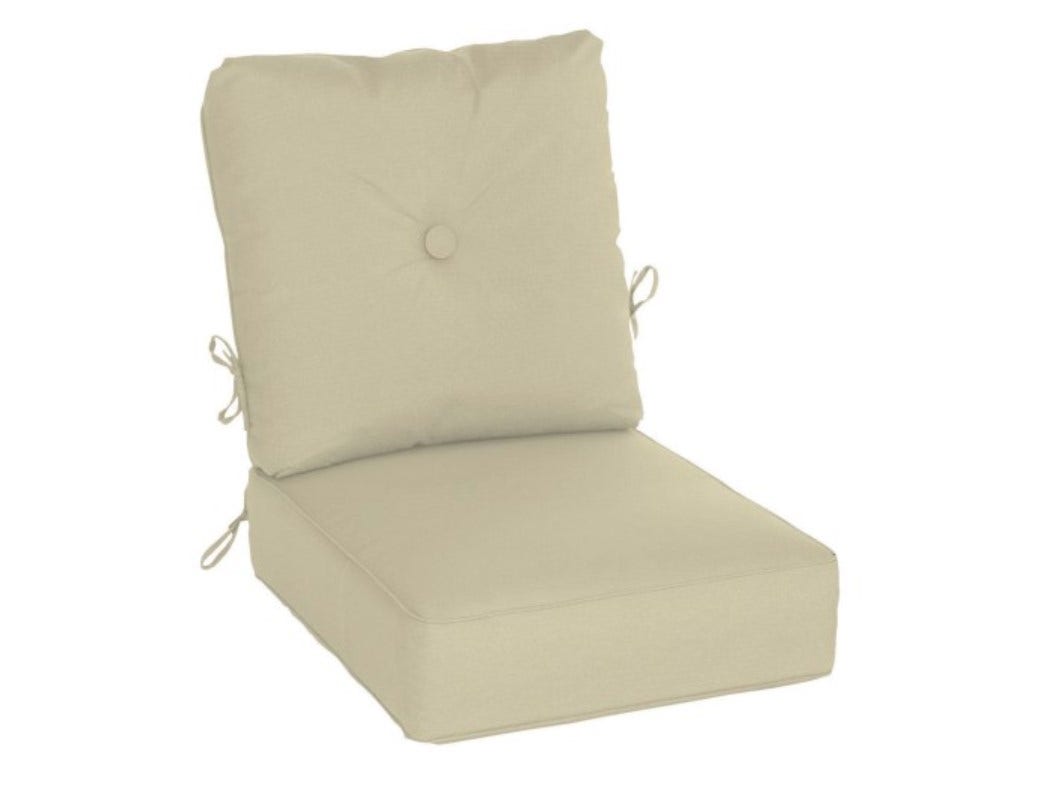 Casual Cushion Estate Series Deep Seating Club Cushion in Preserve Oatmeal Chair & Sofa Cushions 12031126