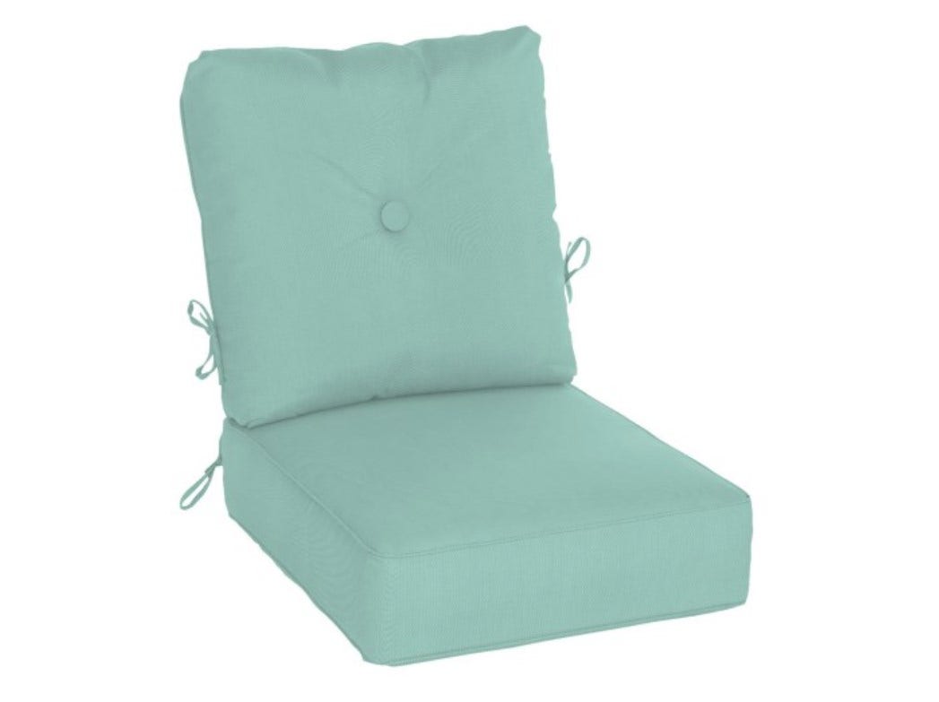 Casual Cushion Estate Series Deep Seating Club Cushion in Spectrum Mist Chair & Sofa Cushions 12026826