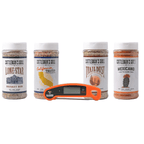 Cattleman's Fan Favorite Four Rub + Thermometer Gift Set Food Gift Baskets 12043667