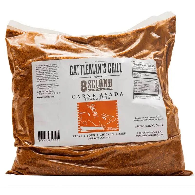 Cattleman's Grill 8 Second Ride Carne Asada Seasoning Seasonings & Spices 5 lbs. 12023459