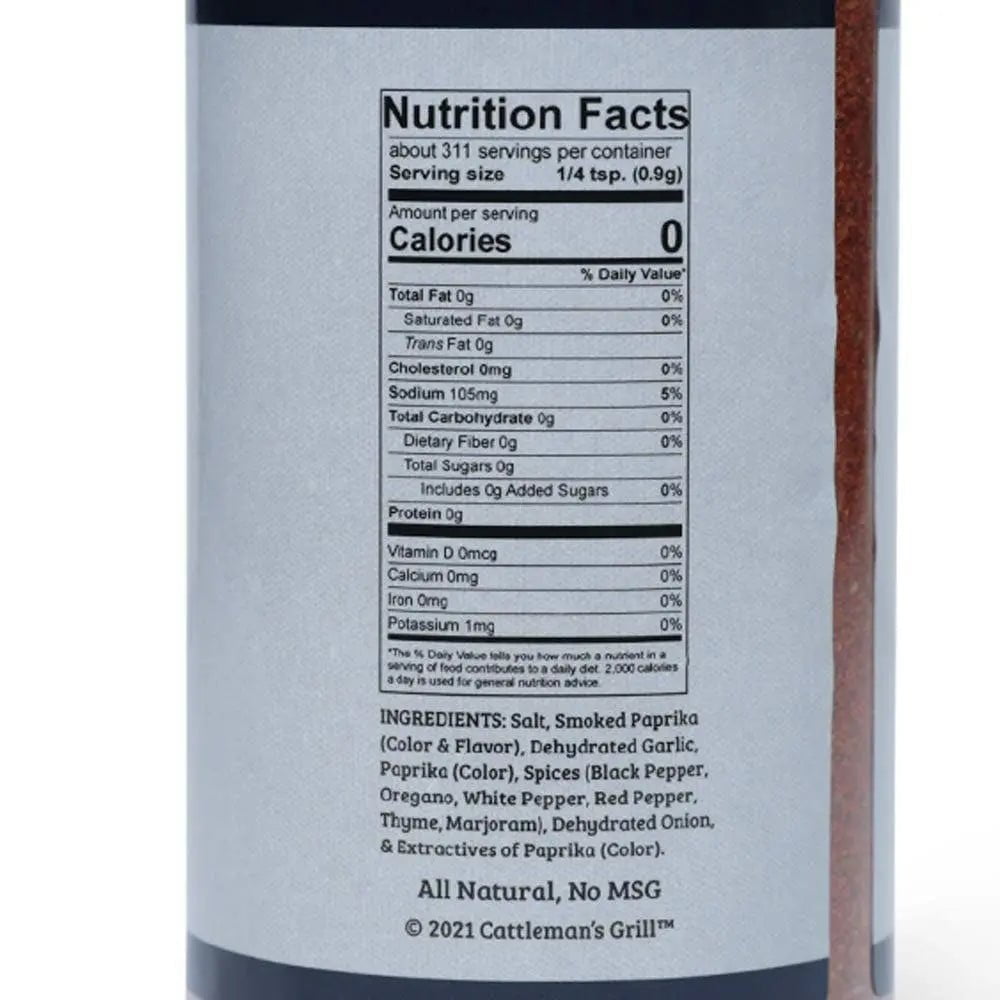 Cattleman's Grill Blackening Seasoning, 10.4oz Seasonings & Spices 12038934