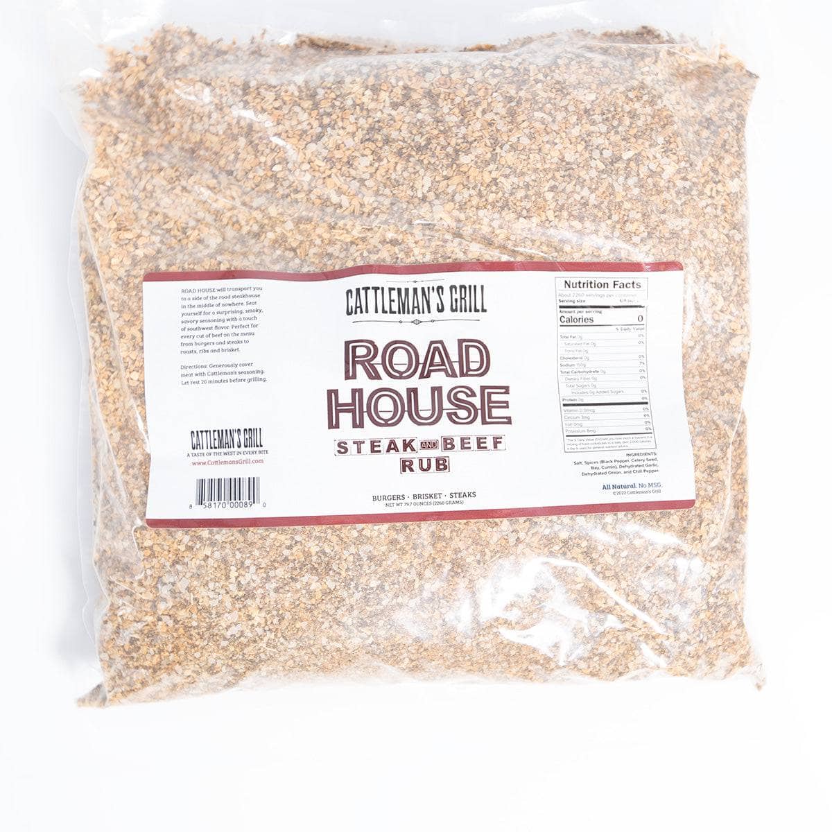 Cattleman's Grill Road House Steak and Beef Rub Seasonings & Spices 5 lbs. 12040527