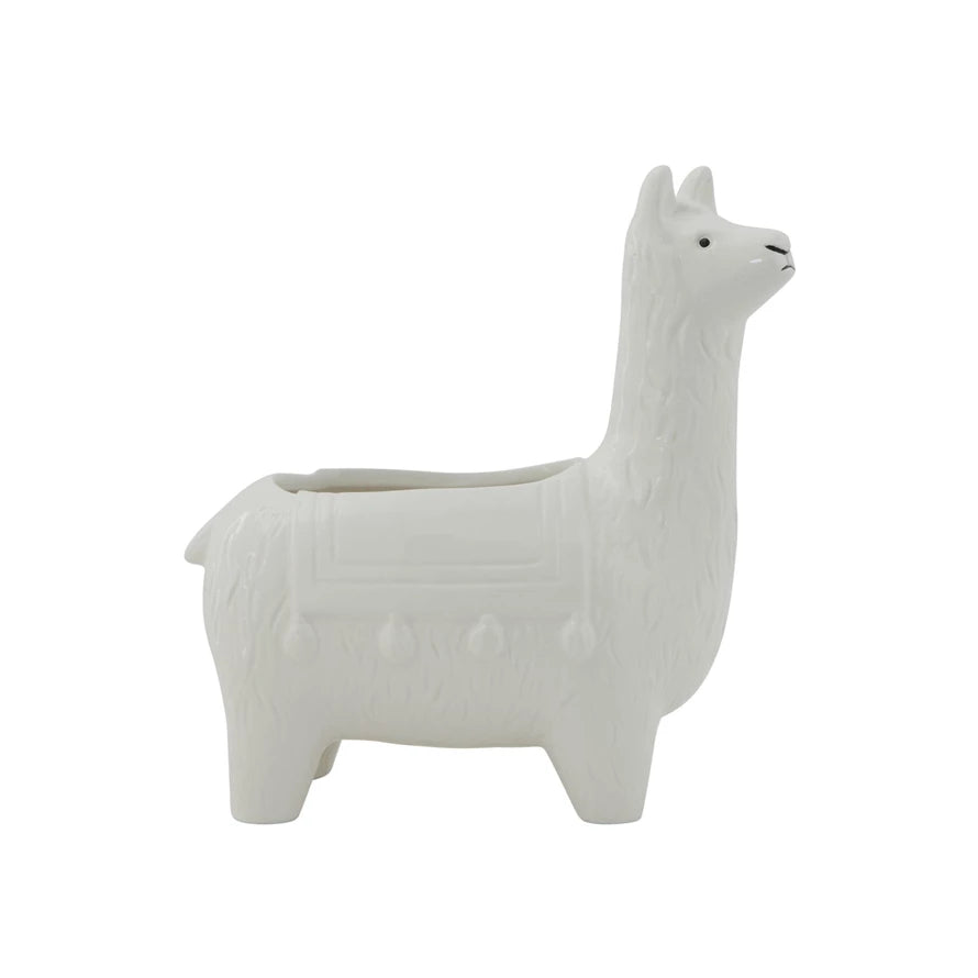 Ceramic Llama Planter 12044596