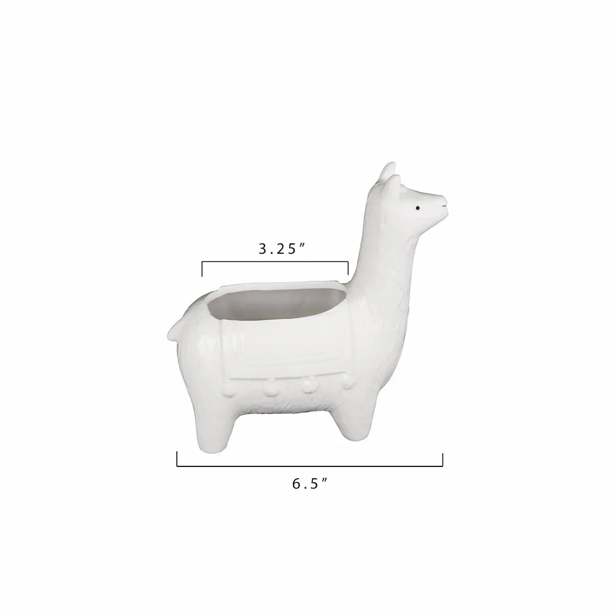 Ceramic Llama Planter Pots & Planters 12044596