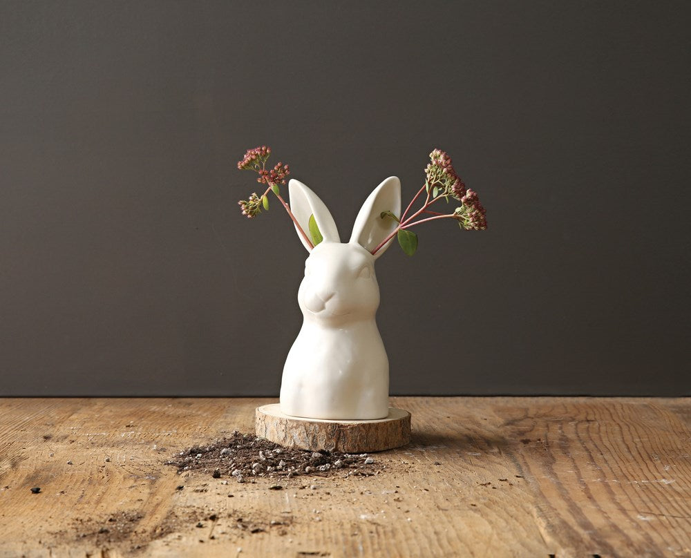 Ceramic Rabbit Vase