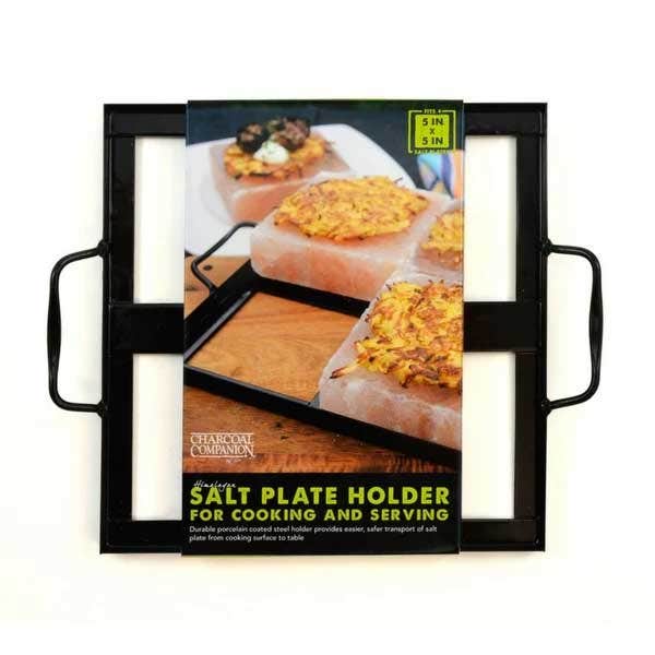 Charcoal Companion Himalayan Salt Plate Holder - Fits Square Set of 4 Kitchen Tools & Utensils 12023925