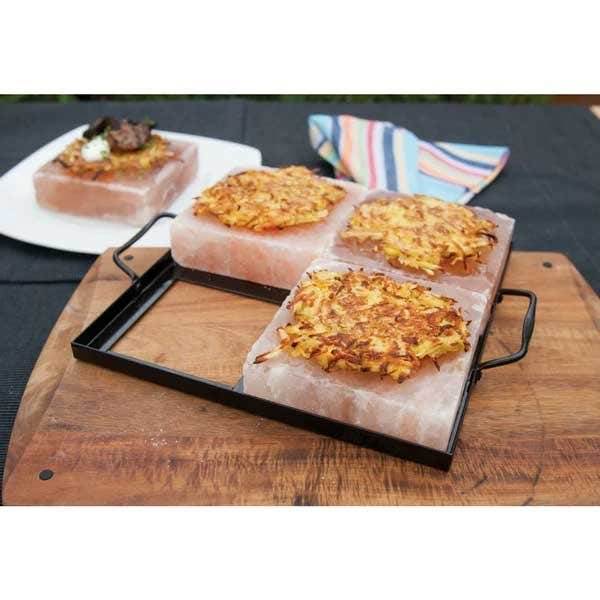 Charcoal Companion Himalayan Salt Plate Holder - Fits Square Set of 4 Kitchen Tools & Utensils 12023925