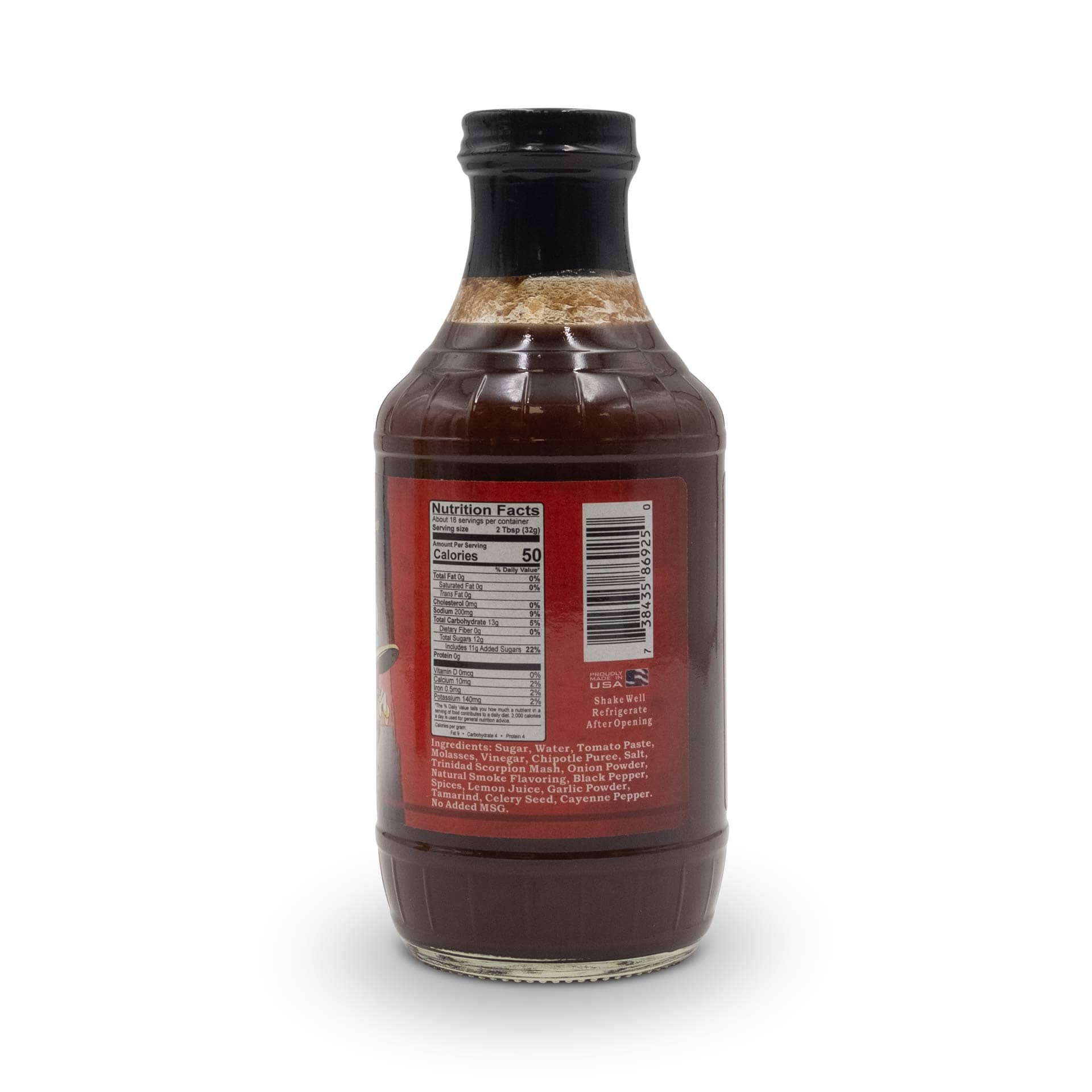 Chile Slinger Extra Hot Scorpion Barbecue Sauce