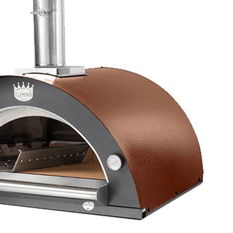 Clementi Pulcinella 100x80 Copper Pizza Oven on Stand Pizza Makers & Ovens Copper 12038693