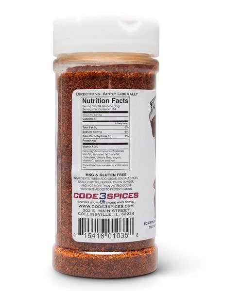 Code 3 Spices Rescue Barbecue Rub