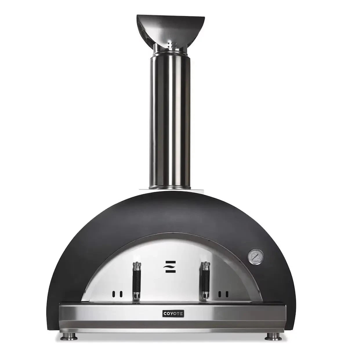 Coyote 30" Hybrid Multi-Fuel Pizza Oven Pizza Makers & Ovens Liquid Propane / Matte Black 12048115
