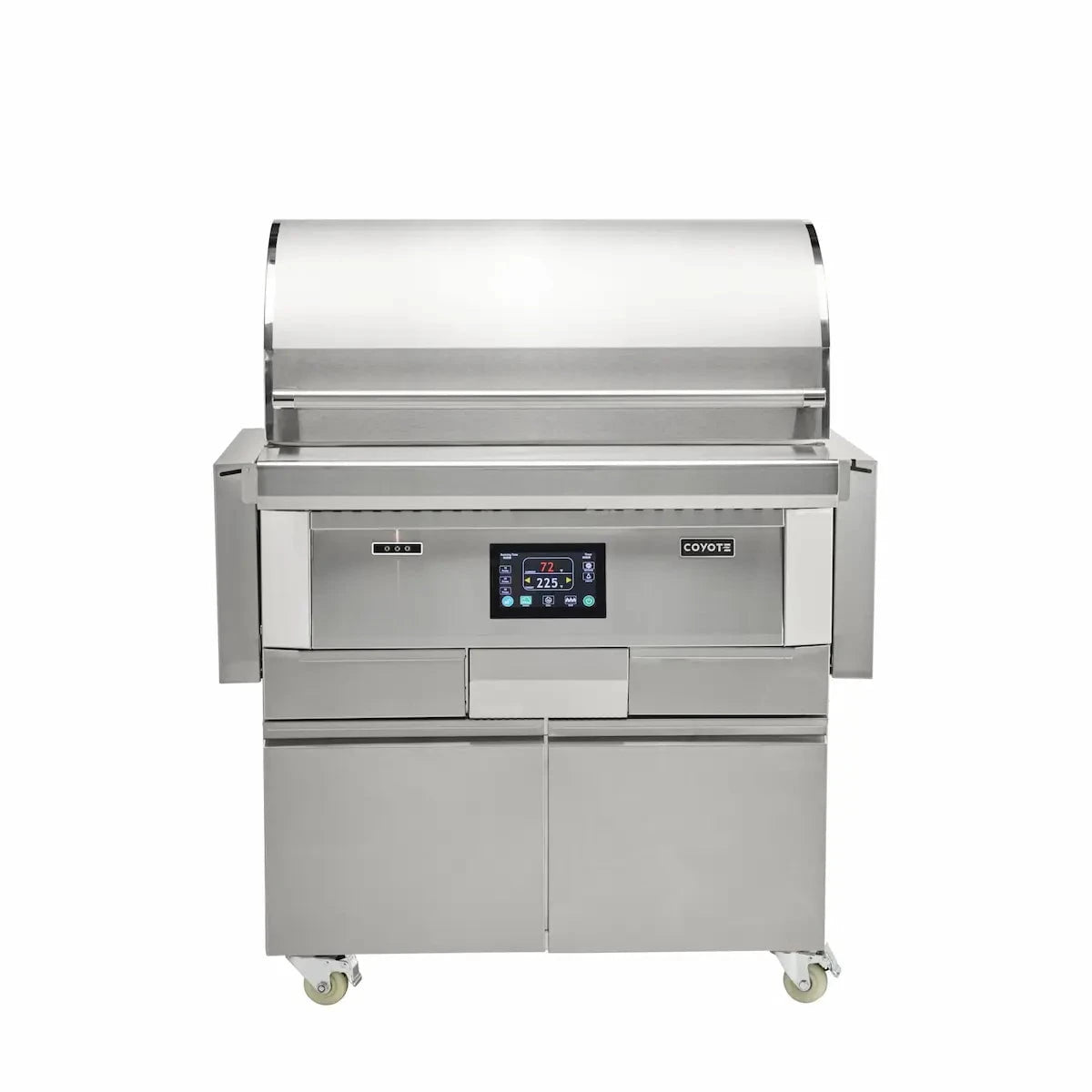 Coyote 36" Next-Gen Pellet Head and Cart Outdoor Grill 12048069