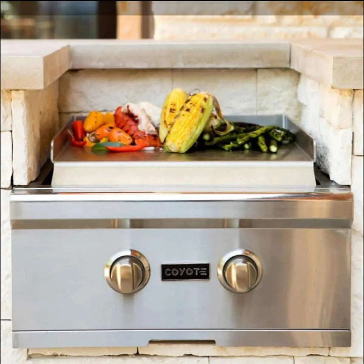 Coyote Teppanyaki Add-On for Power Burner Coyote Teppanyaki Add-On for Power Burner
