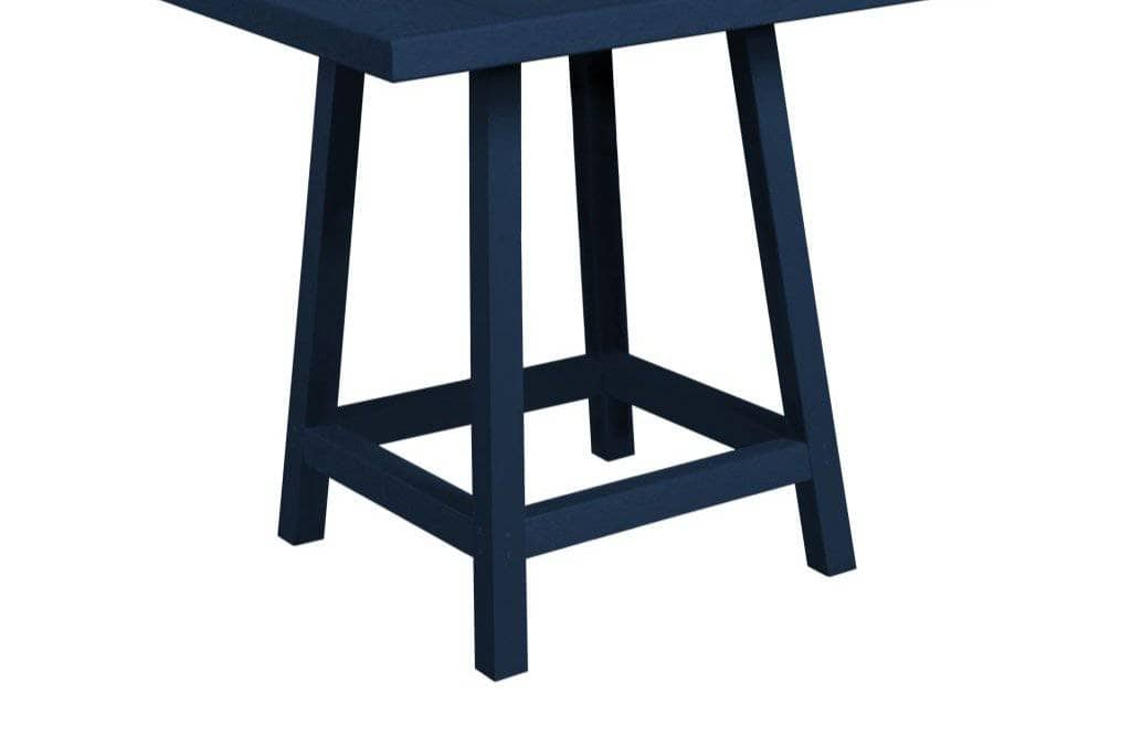 CR Plastic Premium Pub TABLE LEGS ONLY in Navy 12042428