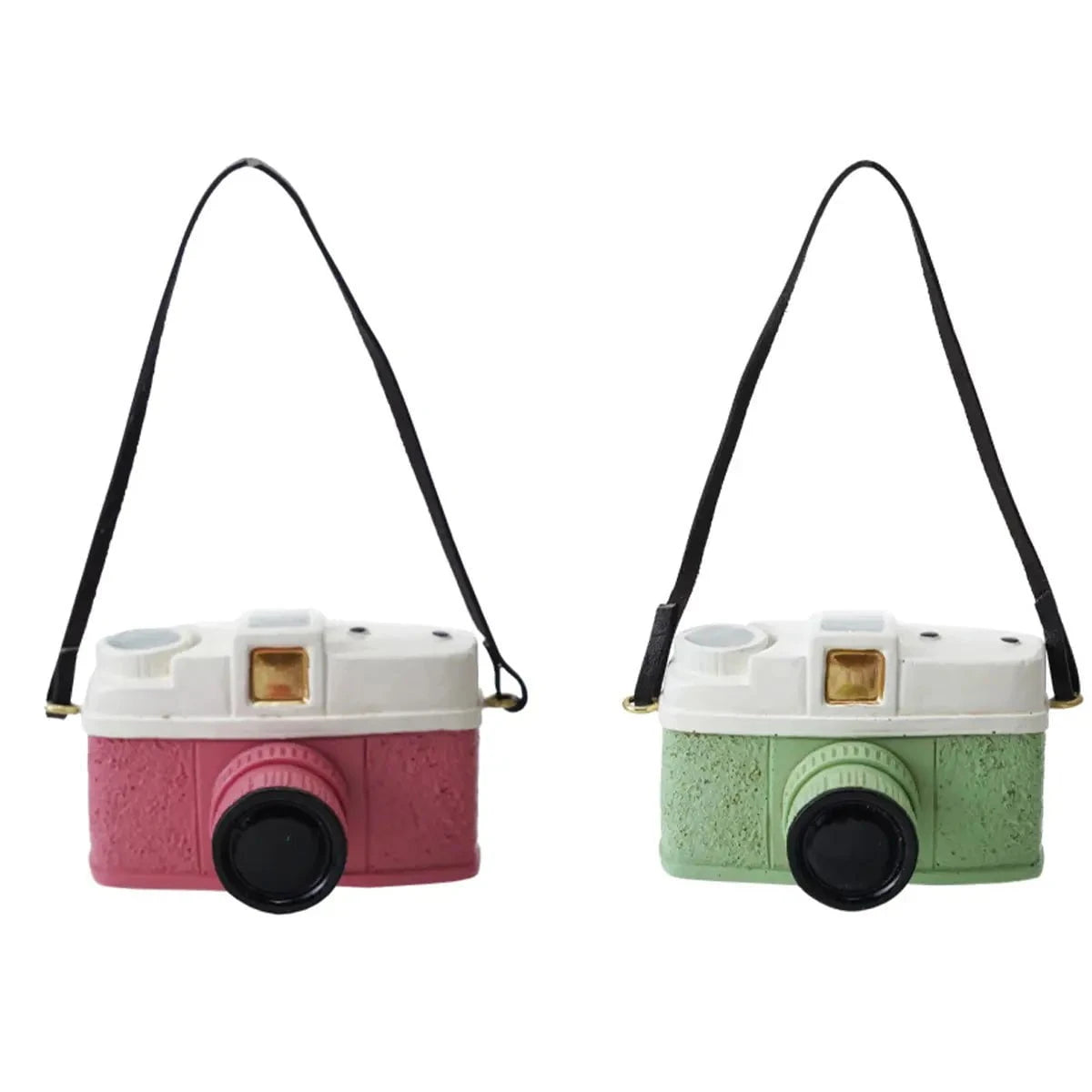 Creative Co-op Resin Camera Ornament, 2-1/4