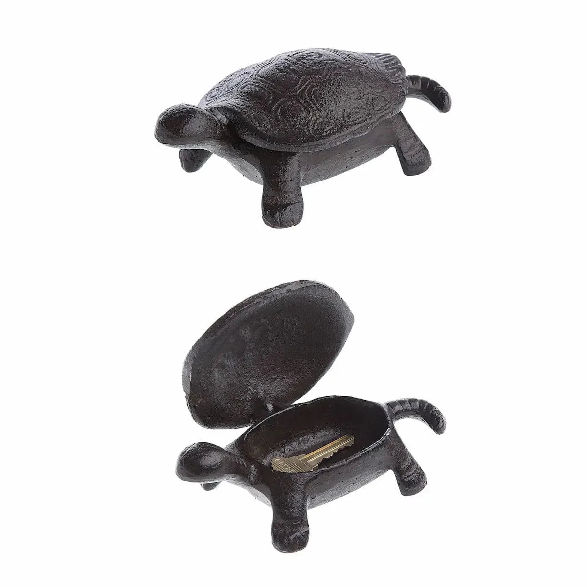Decorative Cast Iron Turtle Key Box Sculptures & Statues 12044595