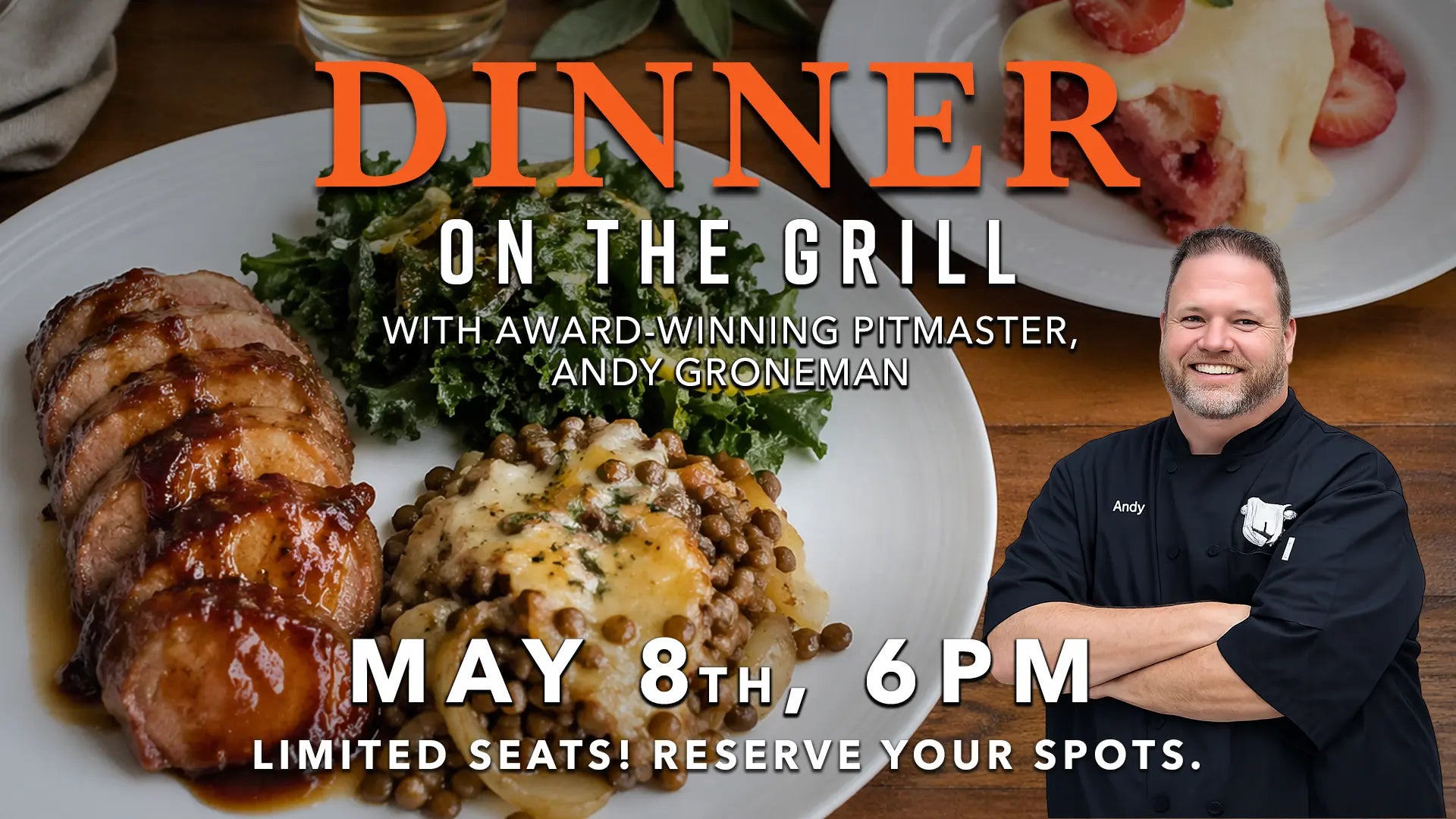 Dinner on the Grill classes May 8th 6:00 PM 12045896