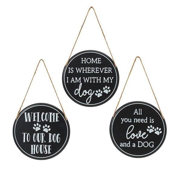 Dog Lovers Hanging Wall Signs