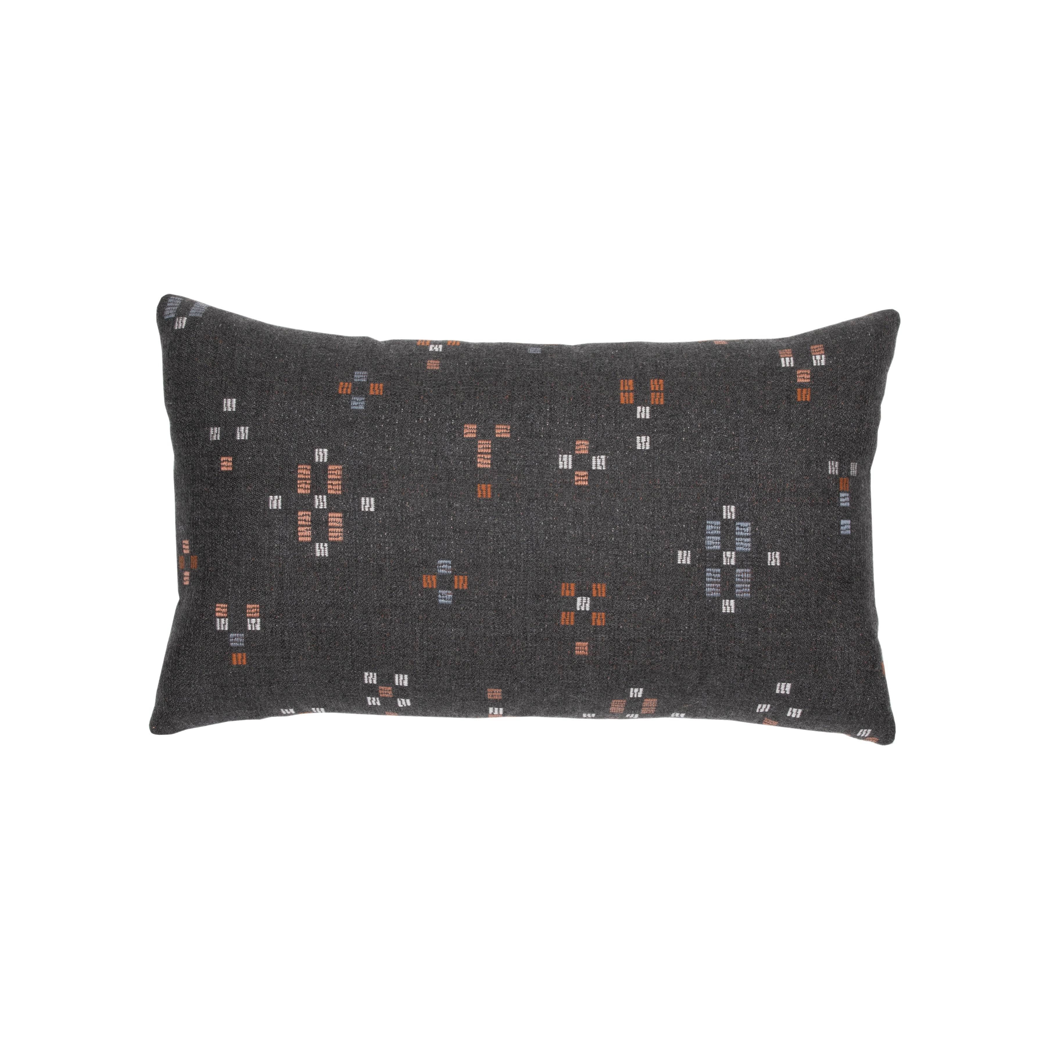 Elaine Smith Enhance Charcoal Lumbar Pillow