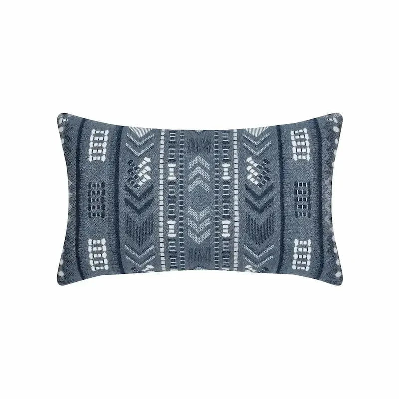 Elaine Smith Essence Denim Lumbar Pillow Throw Pillows 12041403