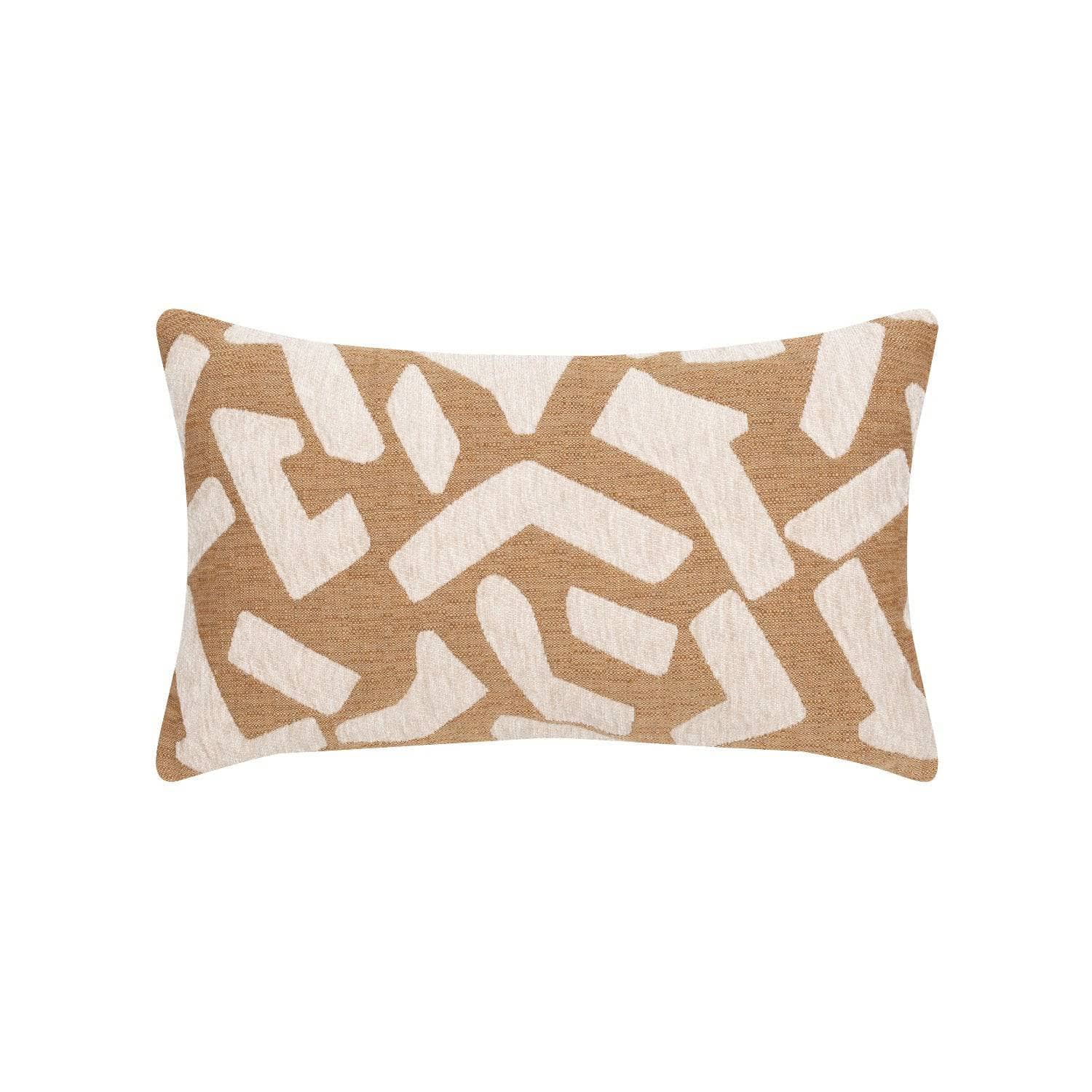 Elaine Smith Fascination Caramel Lumbar Pillow