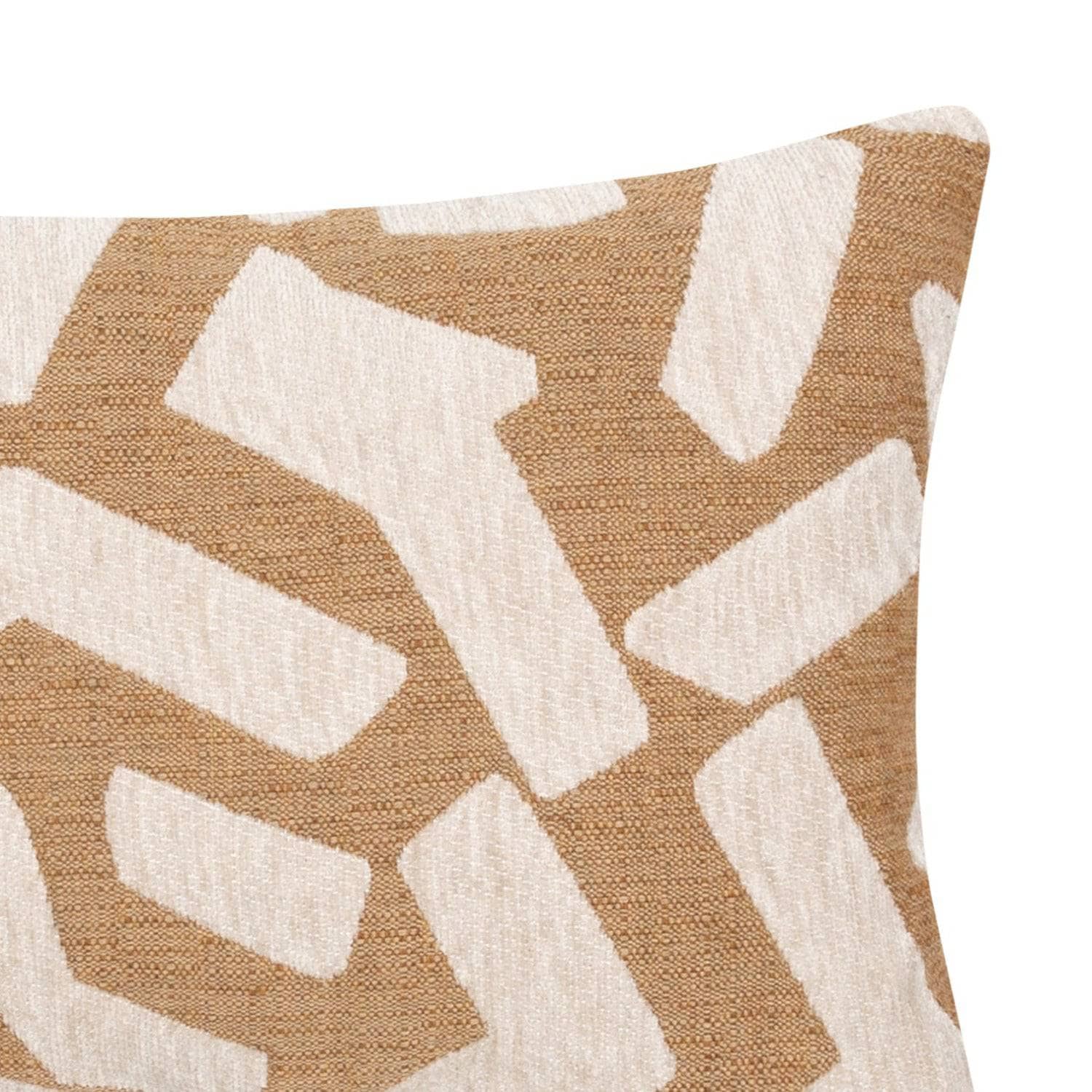 Elaine Smith Fascination Caramel Lumbar Pillow