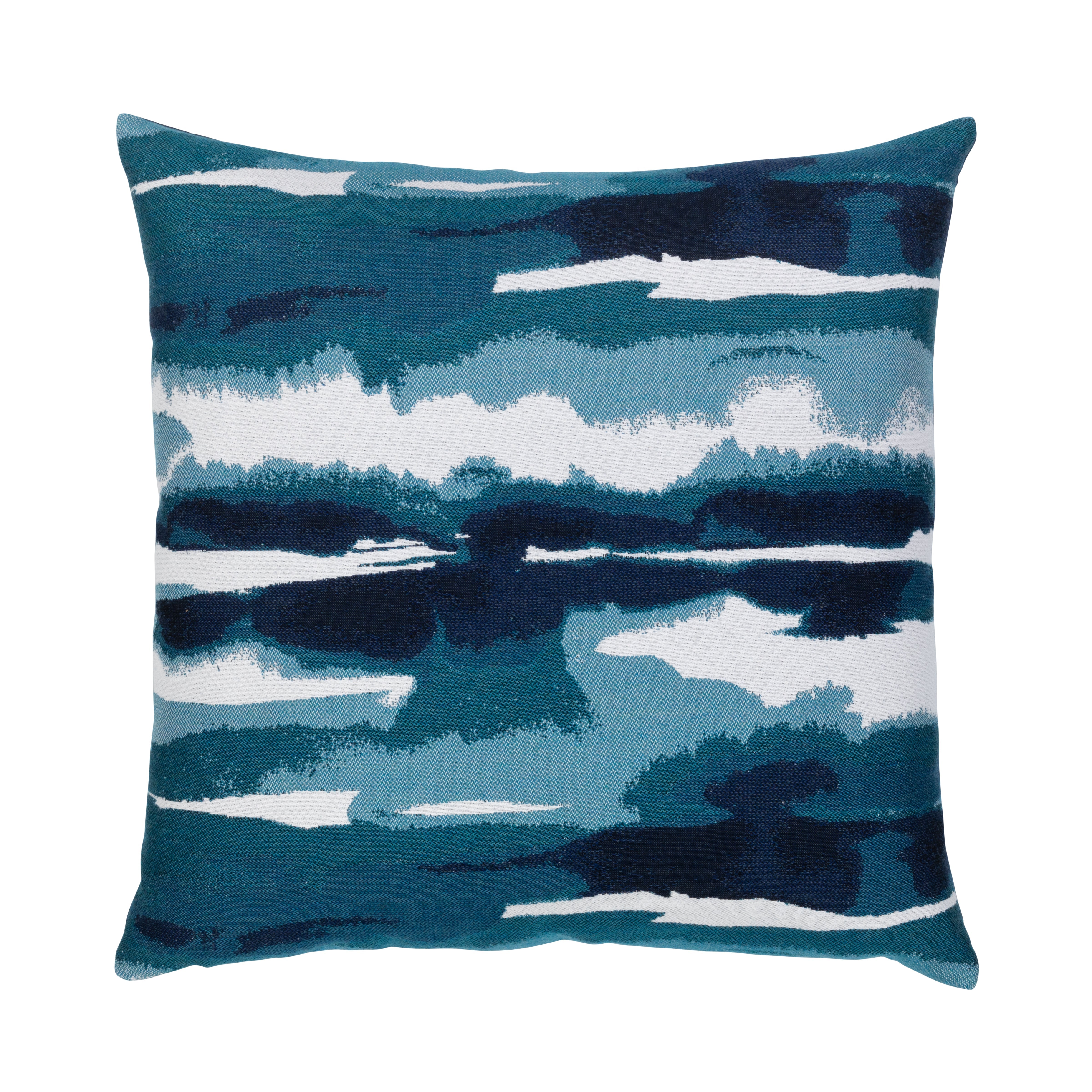 Elaine Smith Impression Deep Sea 22 inch Square Pillow Throw Pillows 12041439