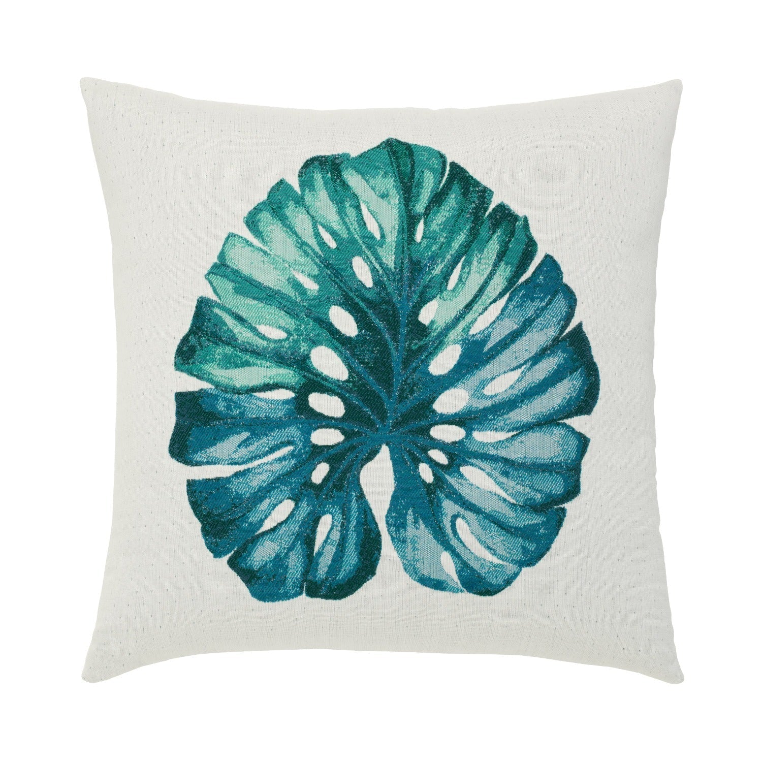 Elaine Smith Leaf Lagoon 22 inch Square Pillow Faux Down Insert 12044428