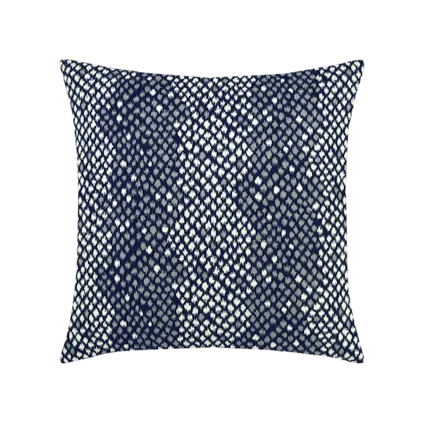 Elaine Smith Python Midnight 20" Square Pillow Throw Pillows 12030988