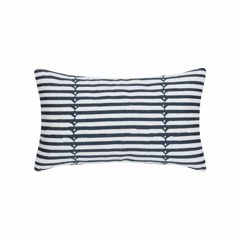 Elaine Smith Sincerity Denim Lumbar Pillow Throw Pillows 12041401