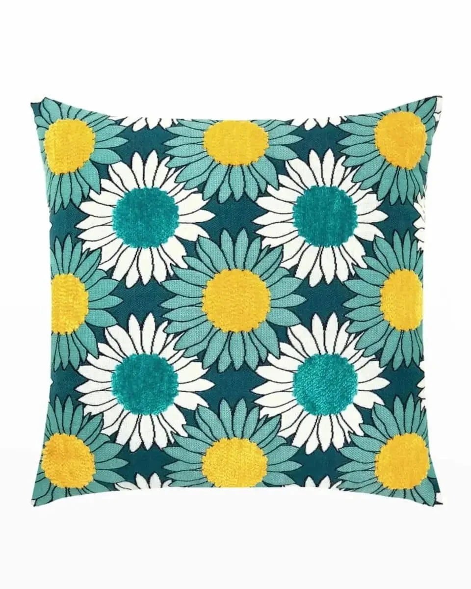 Elaine Smith Sunflower Bloom 20" Square Pillow - CLEARANCE Throw Pillows 12030987