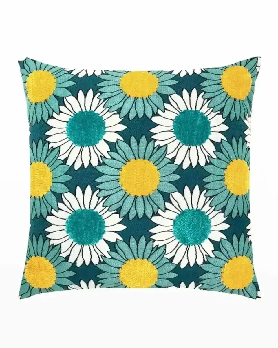 Elaine Smith Sunflower Bloom 20" Square Pillow - CLEARANCE Throw Pillows 12030987